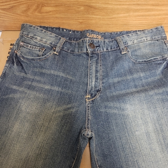 Carbon Blue/Tan Wash Skinny Jeans Men Size  36X34 - Picture 3 of 12